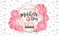 Mothers day sale background Royalty Free Stock Photo