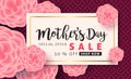 Mothers day sale background Royalty Free Stock Photo