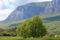 Spring mountains landscape (Crimea, Ukraine)