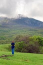 Spring mountains landscape (Crimea, Ukraine)