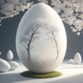 nature eggs day concept.