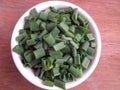 Spring onion chopped