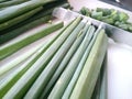 Spring onion chopping