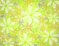 Spring Opaque Flowers Background