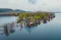 Spring overflow landscape