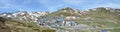 Spring panoramic view of the town Pas de la Casa