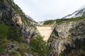 Spring photo Vajont Dam in Povince Belluno