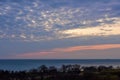 Morning Light And Clouds Over Lake Michigan #2 Royalty Free Stock Photo