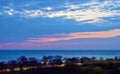 Morning Light And Clouds Over Lake Michigan #3 Royalty Free Stock Photo