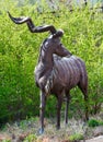 Kudu Sculpture Royalty Free Stock Photo