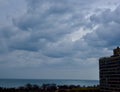 Storm Clouds Over Lake Michigan #1 Royalty Free Stock Photo