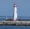 Wawatam Lighthouse #3 Royalty Free Stock Photo