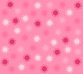 Spring Pink Circles Pattern Background Royalty Free Stock Photo
