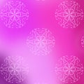 Spring pink and purple seamless pattern of beautiful flowers