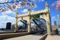 Spring in Pittsburgh city