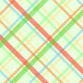 Spring plaid texture Royalty Free Stock Photo