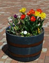 Spring Planter Barrel