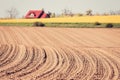 Spring plowed field curves