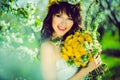 Spring portrait of a woman Royalty Free Stock Photo