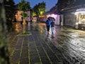 Spring rain night, nanxun town,2021.05.26. Zhejiang huzhou nanxun town