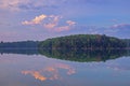 Spring Reflections Pete`s Lake at Dawn