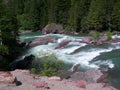 Spring runoff Rocky Creek mountain Montana Royalty Free Stock Photo