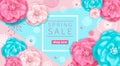 Spring Sale background