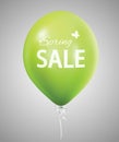 Spring sale balloon advertisement design