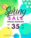 Spring sale banner