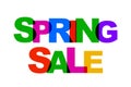 Spring sale colorful special offer banner Ã¢â¬â vector