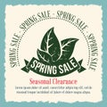 Spring sale Royalty Free Stock Photo