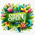 Spring sale extravaganza Royalty Free Stock Photo