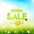 Spring sale flyer