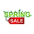 Spring sale isolated Royalty Free Stock Photo