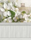 Spring scene wall background backdrop Royalty Free Stock Photo