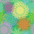 Spring seamless floral background, vector Royalty Free Stock Photo