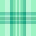Spring seamless pattern vector, formal plaid check fabric. Mid textile tartan texture background in green and light colors Royalty Free Stock Photo