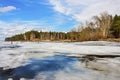 Spring. Siberia, river Ob