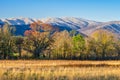 Spring snow, Cades Cove, Great Smoky Mountains Royalty Free Stock Photo