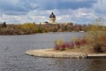 Spring south view Saskatchewan Legislature building with Pelicans