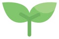 Spring sprout, icon