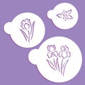 Spring stencils cards