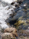 Spring stream rift Royalty Free Stock Photo
