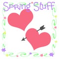 Spring stuff scrapbook