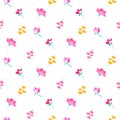 Spring, summer, Easter little flower seamless pattern. Small floral liberty seamless texture background