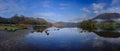 Spring sunrise over Rydal Water in the Lake District National Park Royalty Free Stock Photo