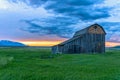 Sunset at Old Ranch Royalty Free Stock Photo