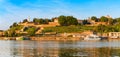 A spring sunset at Kalemegdan fortress Royalty Free Stock Photo