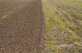 Tillage in a field