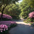 The spring time in the north of Israel shows the cyclamen blossoms.